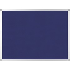 Bi-silque Ayda Fabric 36"W Bulletin Board