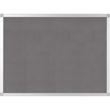 Bi-silque Ayda Fabric 36"W Bulletin Board