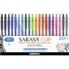 Zebra Pen Clip Medium Point Gel Ink Rollerball