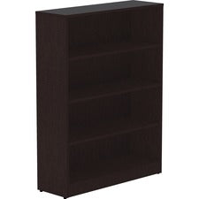 Lorell Essentials Espresso Laminate Bookcase