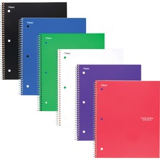 Mead Five Star Subject Spiral Notebook