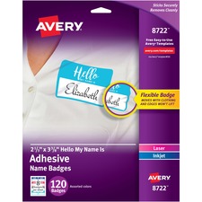 Avery® Hello My Name Is Self-adhesive Name Tags