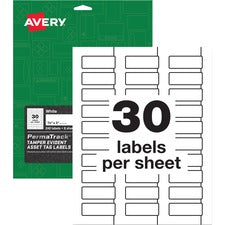 Avery® PermaTrack Tamper-Evident Asset Tag Labels