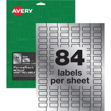 Avery&reg; PermaTrack Metallic Asset Tag Labels