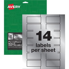 Avery&reg; PermaTrack Metallic Asset Tag Labels