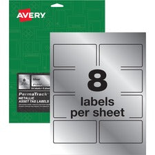 Avery&reg; PermaTrack Metallic Asset Tag Labels