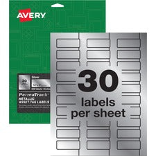 Avery&reg; PermaTrack Metallic Asset Tag Labels