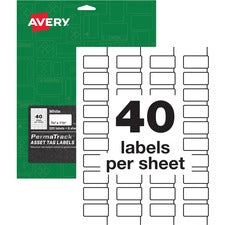 Avery&reg; PermaTrack Durable Asset Tag Labels