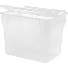 IRIS Split Lid Hanging File Tote Box