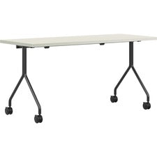 HON Between Silver Mesh Laminate Nesting Table
