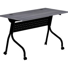 Lorell Charcoal Flip Top Training Table