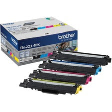 Brother TN223 Toner Cartridge - Black, Cyan, Magenta, Yellow