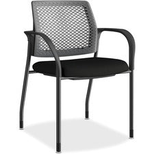 HON Ignition Charcoal ReActiv Back Stacking Chair