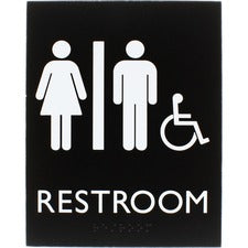 Lorell Restroom Sign