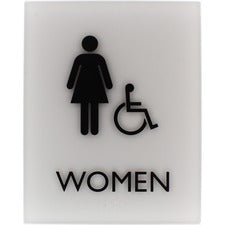 Lorell Restroom Sign