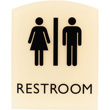 Lorell Restroom Sign