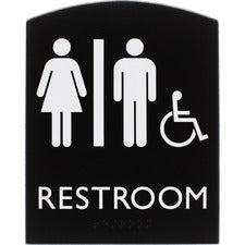 Lorell Restroom Sign