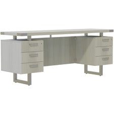 Mayline 66"x20" Mirella Free Standing Credenza - 6-Drawer