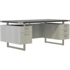 Mayline 72"x36" Mirella BF/BBB Free Standing Desk - 5-Drawer