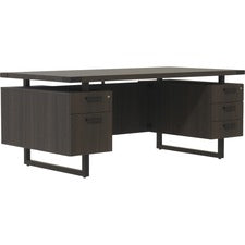 Mayline 72"x36" Mirella BF/BBB Free Standing Desk - 5-Drawer