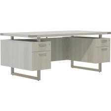 Mayline 66"x30" Mirella BF/BF Free Standing Desk - 4-Drawer