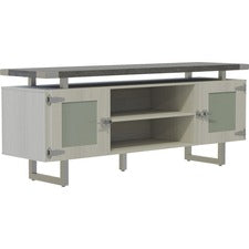 Safco Mirella Low Wall Cabinet with Glass Doors