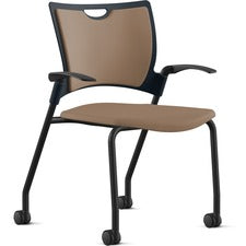 9 to 5 Seating Bella Fabric Seat Mobile Stack Chair