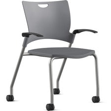 9 to 5 Seating Bella Fixed Arms Mobile Stack Chair