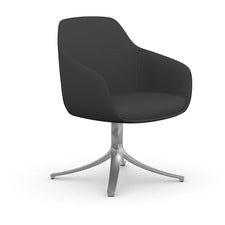 9 to 5 Seating Lilly Swivel Base Fabric Lounge Chair