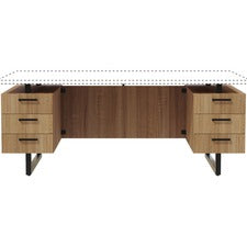 Safco Mirella Free Standing Desk Pedestal Base