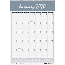 SKILCRAFT Wirebound Monthly Wall Calendar