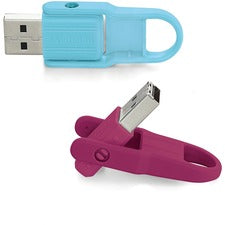 Verbatim 16GB Store 'n' Flip USB Flash Drive - 2pk - Berry, Blue