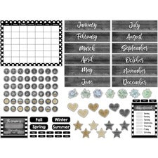 Carson Dellosa Education Simply Stylish Calendar Bulletin Board Set