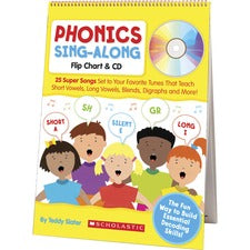 Scholastic K-2 Phonics Sing-Along Flip Chart