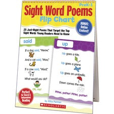 Scholastic Sight Word Poems Flip Chart