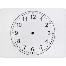 Pacon Clockface 2-sided Whiteboard