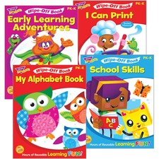 Trend Early Learning Wipe-Off Book Set Printed Book