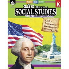 Shell Education 180 Days Social Studies Workbook Printed Book