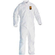 KleenGuard A40 Coveralls - Zipper Front, Elastic Wrists & Ankles