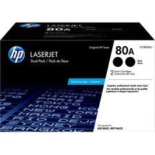 HP 80A (CF280AD1) Toner Cartridge - Black