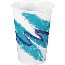 Solo Jazz Design Waxed Paper Cold Cups