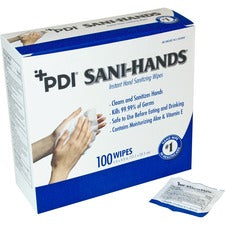 Nice-Pak Sani-Hands Individual Hand Wipes Packets