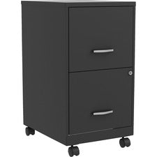 Lorell SOHO 2-Drawer F/F Mobile File Cabinet
