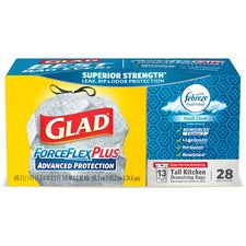 Glad ForceFlex Plus 13-gall Kitchen Bags