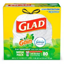Glad OdorShield 13-gallon Gain Scent Trash Bags
