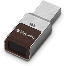 32GB Fingerprint Secure USB 3.0 Flash Drive with AES 256 Hardware Encryption - Silver