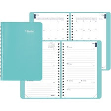 Blueline Fashion Aqua Academic Weekly / Monthly Planner