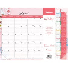 Blueline Spring Academic 18-Month Desk Pad