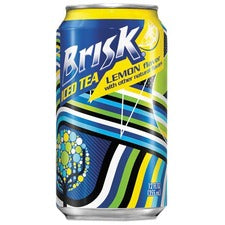 Brisk Tea Can