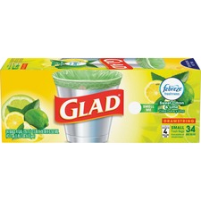 Glad OdorShield Drawstring Small Trash Bags